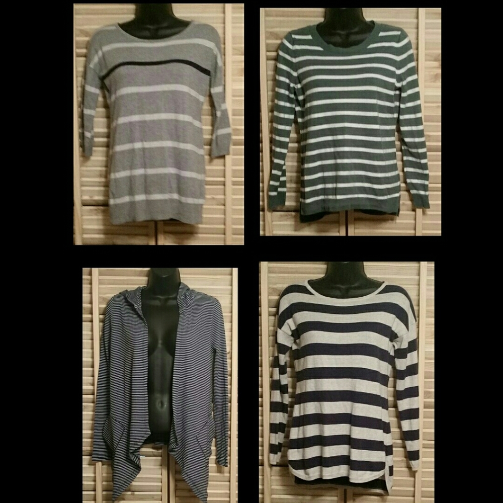 Lot of 4 Ladies XS Long Sleeve Tops